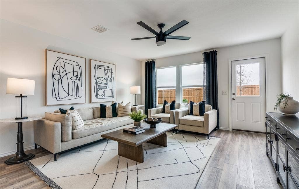 816 Springwell Drive, Princeton, TX 75407 *Model Representation - Gathering room with view of main living areas