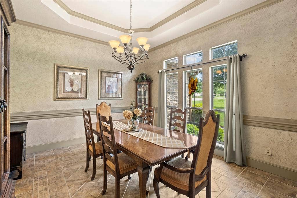 Elegant dining area