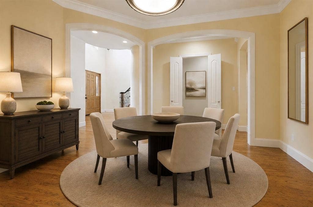 12010 Lueders Lane, Dallas, TX 75230 Dining Area Virtually Staged