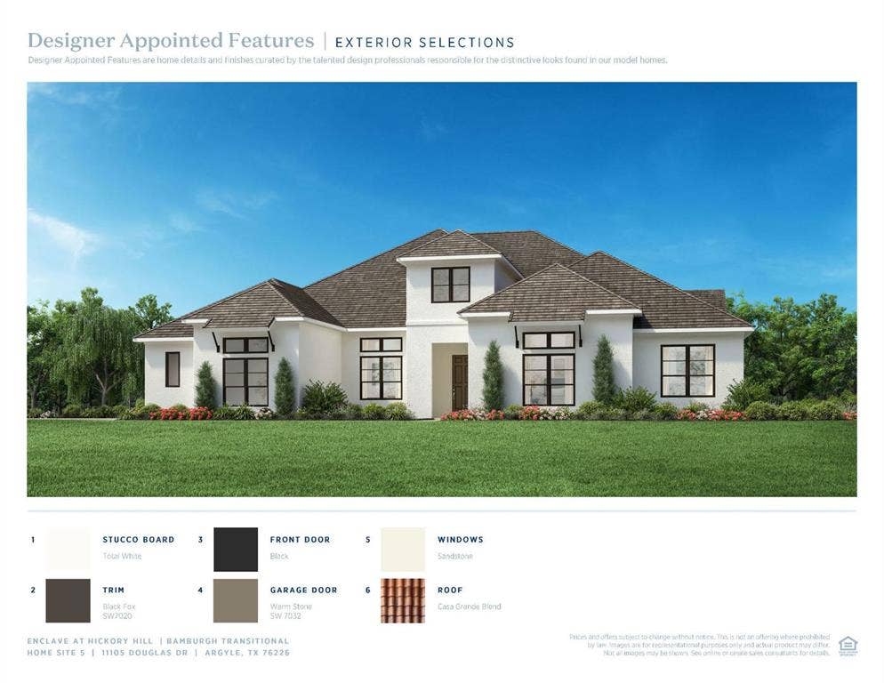 Bamburgh Transitional- Exterior Selections