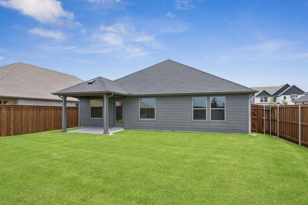 2123 Derby Drive, Seagoville, TX 75159 Patio in the Hadley home plan by Trophy Signature Homes – REPRESENTATIVE PHOTO