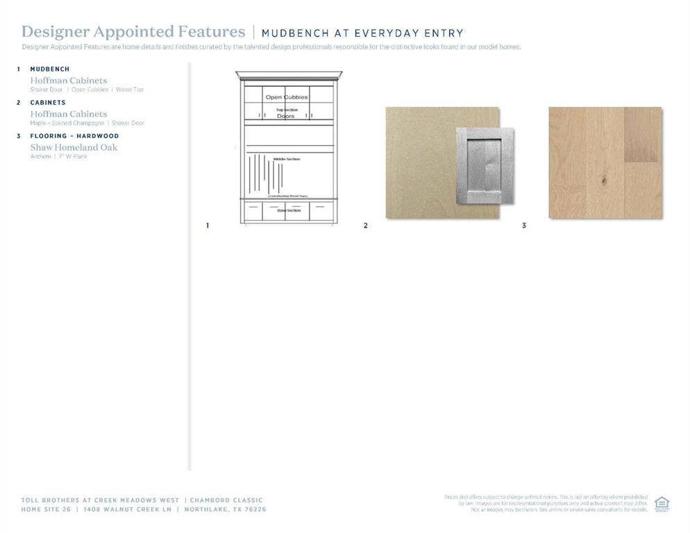 1408 Walnut Creek Lane, Northlake, TX 76226 Chambord Classic-Mudbench at Everyday Entry Selections