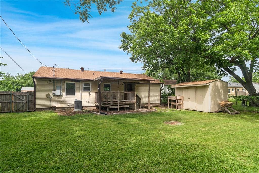 1336 Devonwood Drive, Garland, TX 75041 10 x 11 covered deck and shed