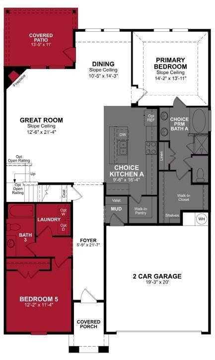 301 Thorn Creek Drive, Anna, TX 75409 Beazer Homes Villages of Hurricane Creek Rainier Floorplan.