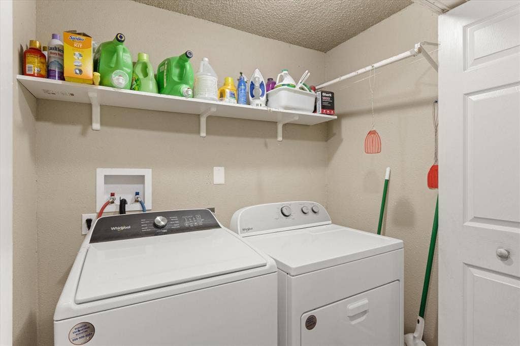 405 Granbury Court, Granbury, TX 76049 Full sized laundry area.