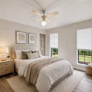 4100 Emerson Drive, Plano, TX 75093 AI generated furnishings for this secondary bedroom space.