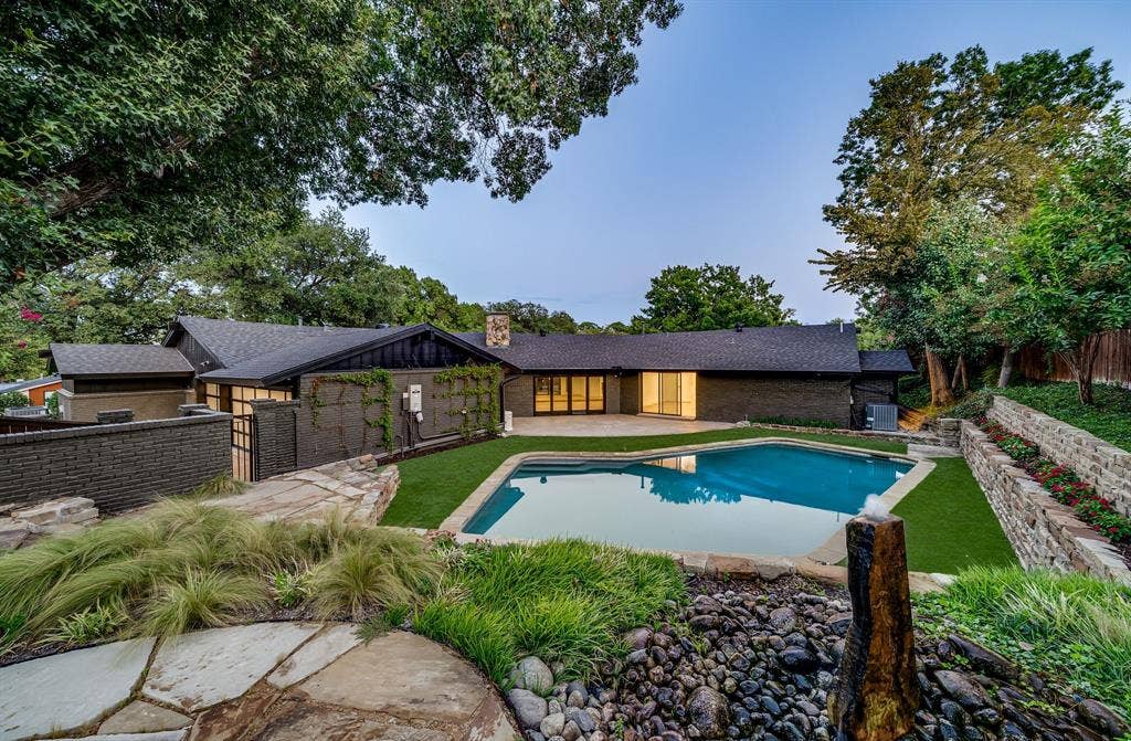 6275 Preston Creek Drive, Dallas, TX 75240 View of swimming pool with a patio area