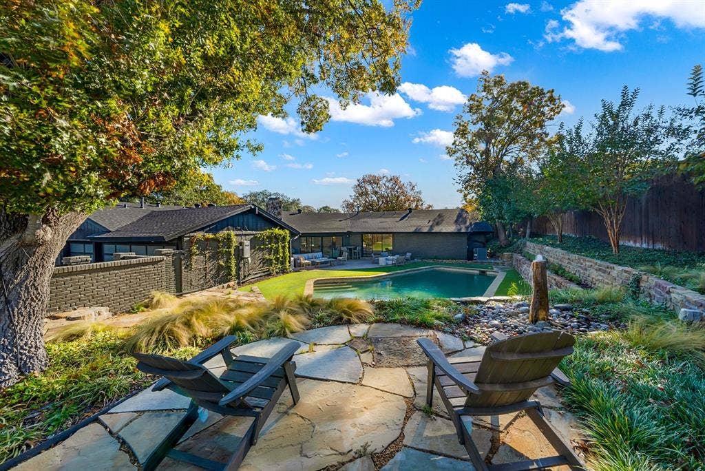 6275 Preston Creek Drive, Dallas, TX 75240 View of pool featuring a fenced backyard and a patio