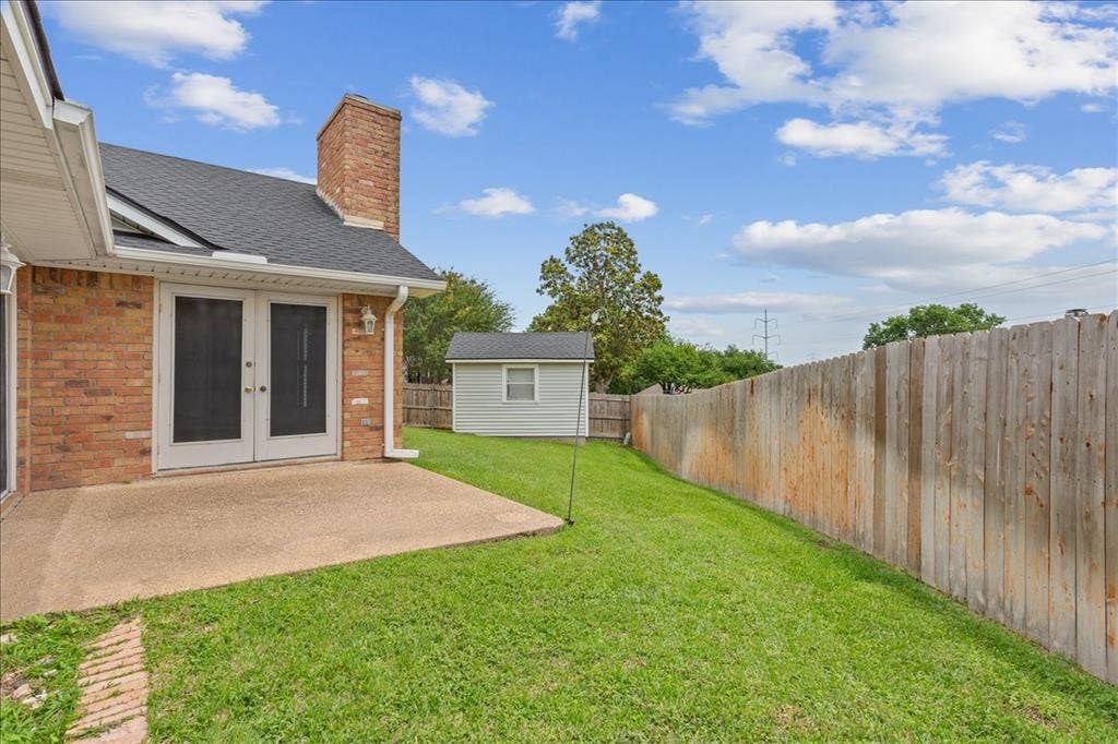 3501 Greenleaf Drive, Waco, TX 76710 Back yard