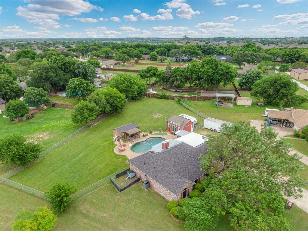 4431 Kings Court, Midlothian, TX 76065 Aerial view of .632 AC
