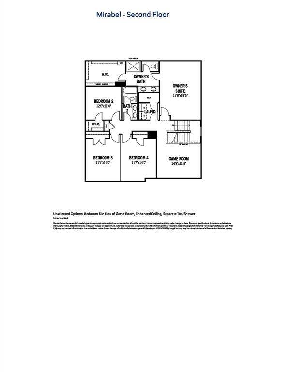 505 Marcus Lane, Crowley, TX 76036 Mirabel - Second Floor