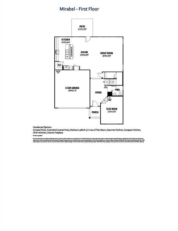 505 Marcus Lane, Crowley, TX 76036 Mirabel - First Floor