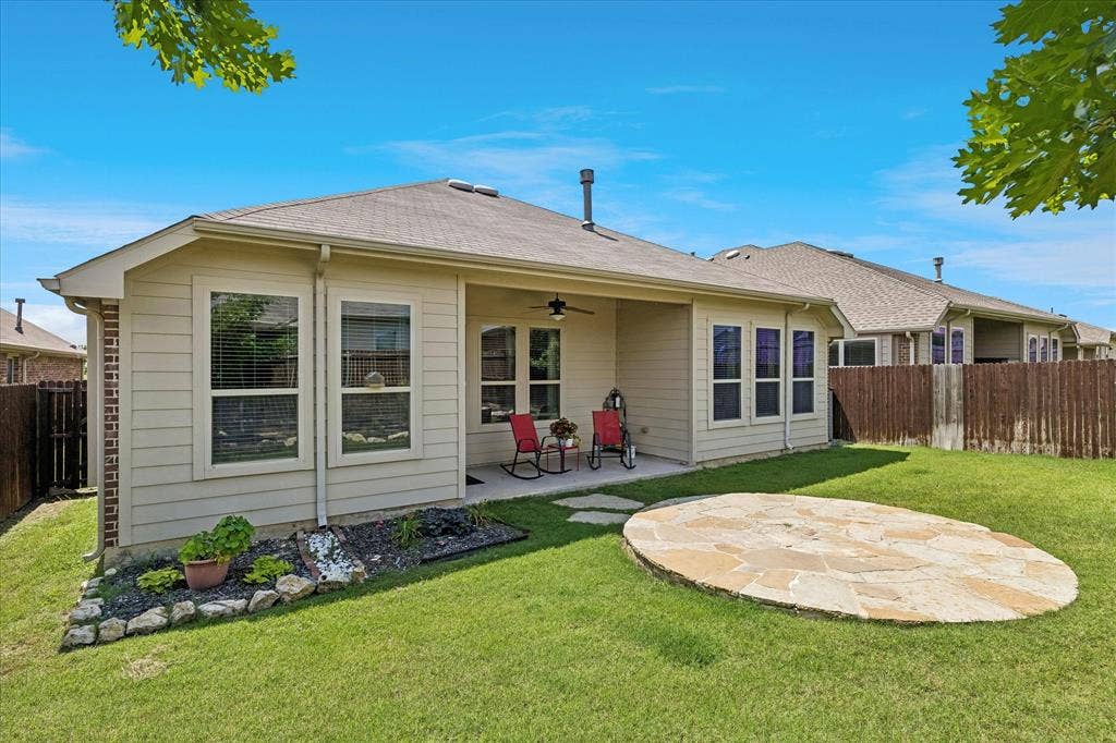 14824 Rocky Face Lane, Fort Worth, TX 76052 Enjoy relaxing on the patio.
