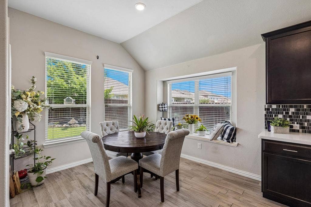14824 Rocky Face Lane, Fort Worth, TX 76052 Breakfast Nook with a nice backyard view.