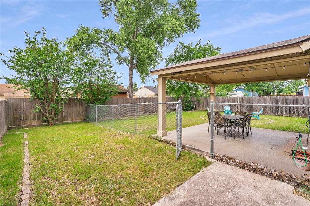 5928 Chisholm Trail, Haltom City, TX 76148 fenced side yard with RV parking