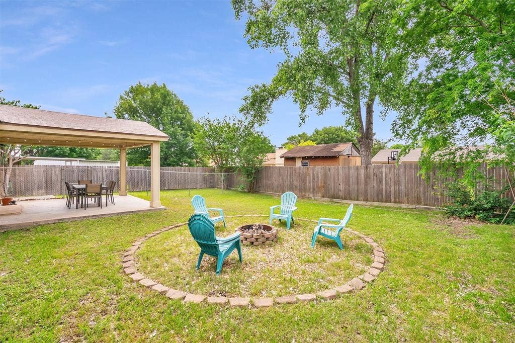 5928 Chisholm Trail, Haltom City, TX 76148 Fire pit