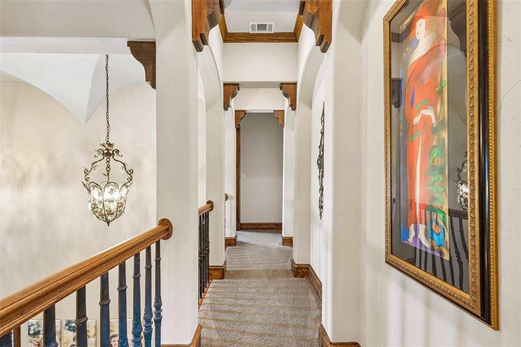 125 Audrey Drive, Keller, TX 76248 The open catwalk leads to the 4th bedroom and 4th bathroom ensuite.