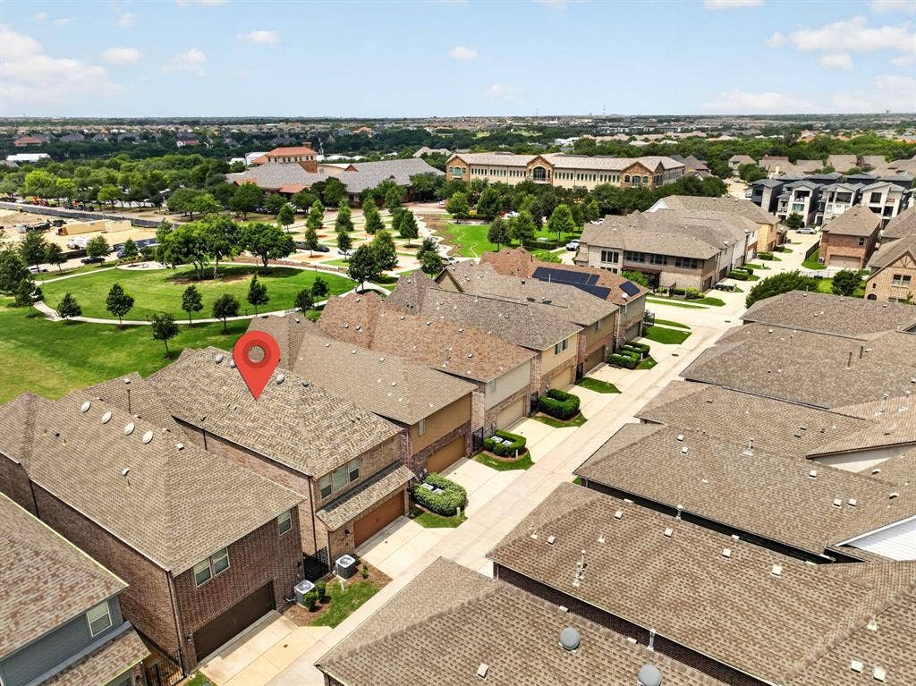 6301 Millie Way, McKinney, TX 75070 Aerial view showcasing the property along with its impressive surroundings and desirable setting.