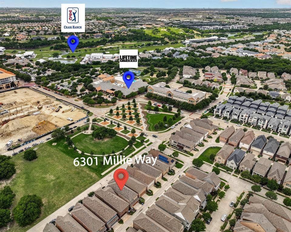 6301 Millie Way, McKinney, TX 75070 Craig Ranch is known for its beautiful surroundings, master-planned amenities, and renowned golf course.
