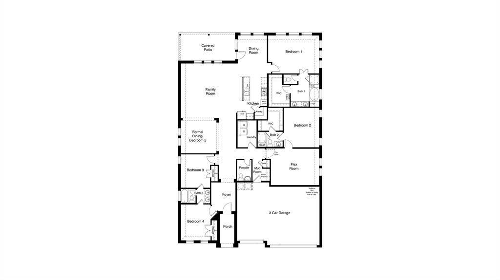 3285 GRAYTON Street, Grand Prairie, TX 76065 D.R. Horton's Legacy Floorplan - All Home and community information, including pricing, included features, terms, availability and amenities, are subject to change at any time without notice or obligation. All Drawings, pictures, photographs, video, square footages, floor plans, elevations, features, colors and sizes are approximate for illustration purposes only and will vary from the homes as built.