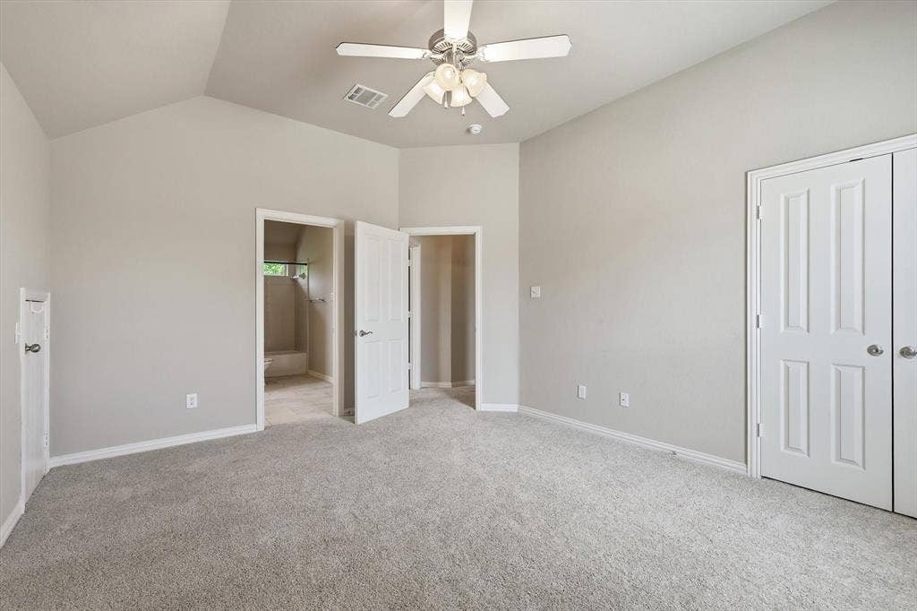 201 Fountainview Drive, Euless, TX 76039 Spacious secondary bedroom #3 - opens to the shared bathroom.