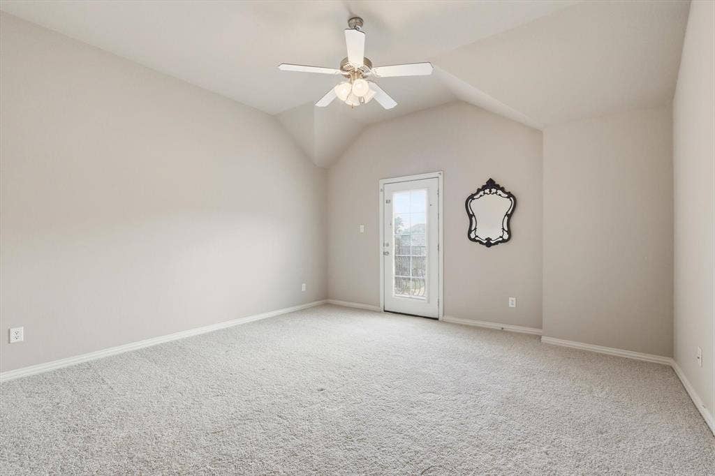 201 Fountainview Drive, Euless, TX 76039 Spacious secondary bedroom #2 has private access to the Juliet balcony.