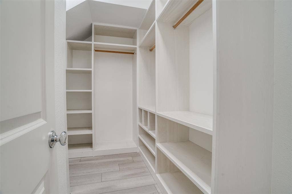 2811 Killdeer Trail, Prosper, TX 75078 Walk in closet with wood finish floors