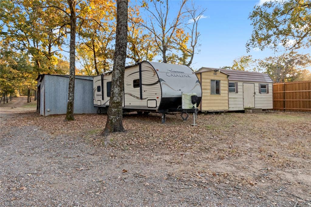 6001 Melba Drive, Malakoff, TX 75148 Two storage sheds. Travel trailer not included.