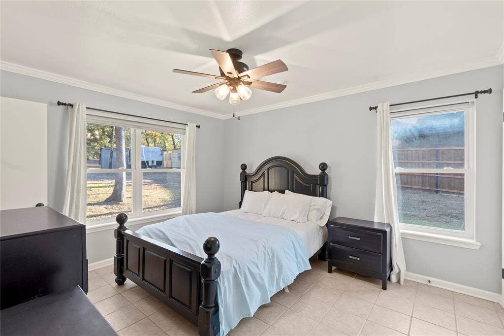 6001 Melba Drive, Malakoff, TX 75148 Tile flooring throughout—no carpet to maintain