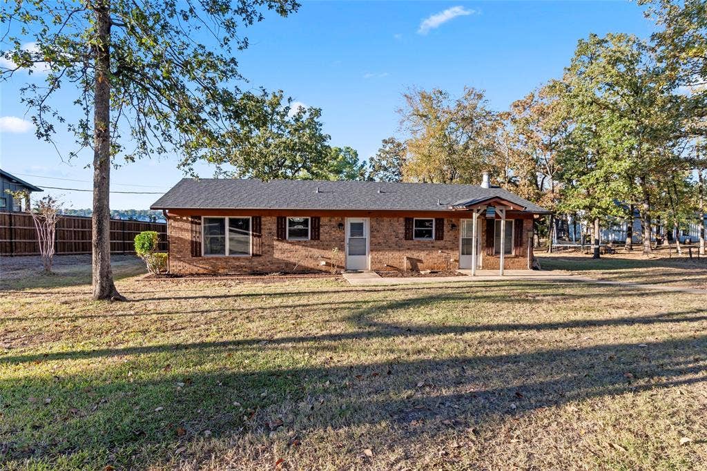 6001 Melba Drive, Malakoff, TX 75148 Front of house cannot be seen from the road.