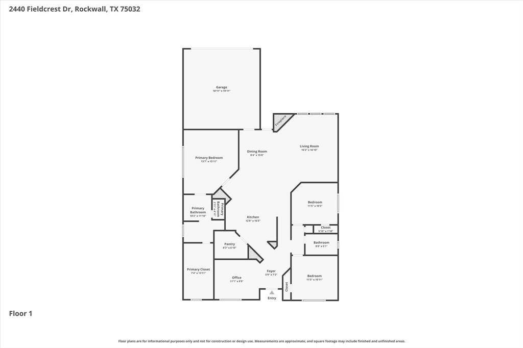 2440 Fieldcrest Drive, Rockwall, TX 75032