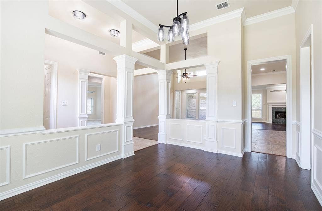 1405 Faringdon Drive, Plano, TX 75075 Dining room with separate entry to kitchen.