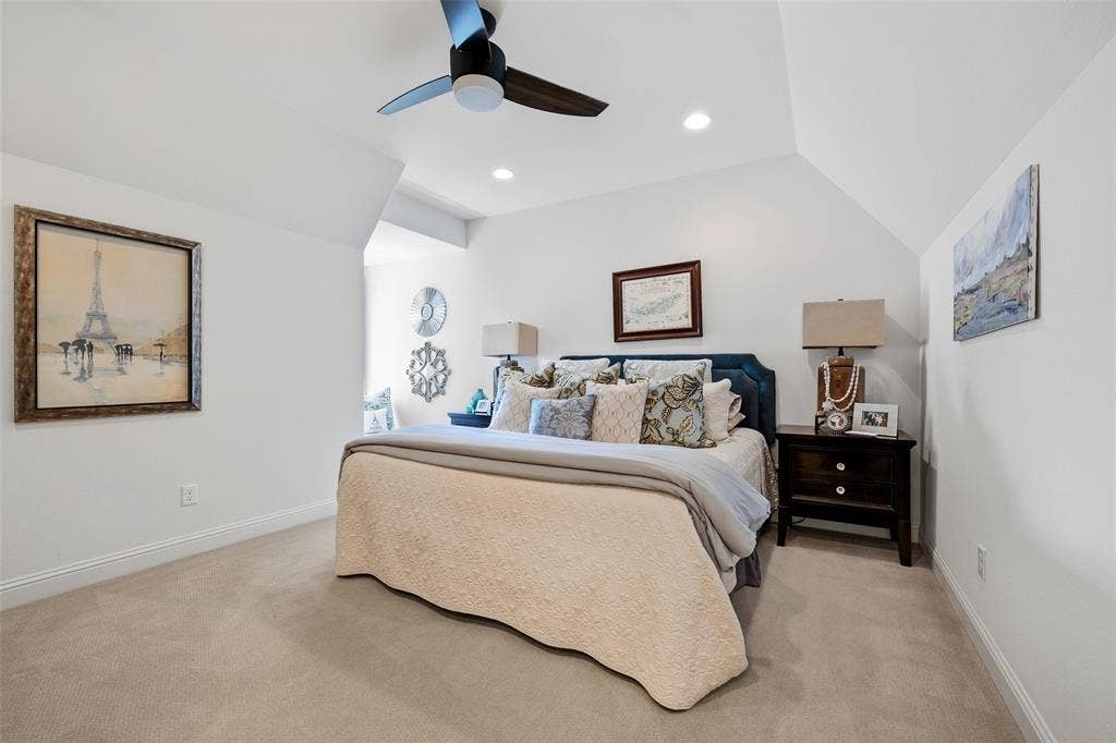 339 Creekview Terrace, Aledo, TX 76008 Upstairs Bedroom #2-virtually staged