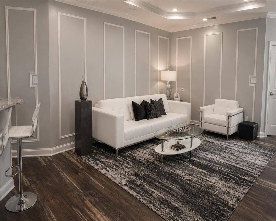 4315 Creekmeadow Drive, Dallas, TX 75287 Den with bar opens to pool, kitchen, and breakfast area