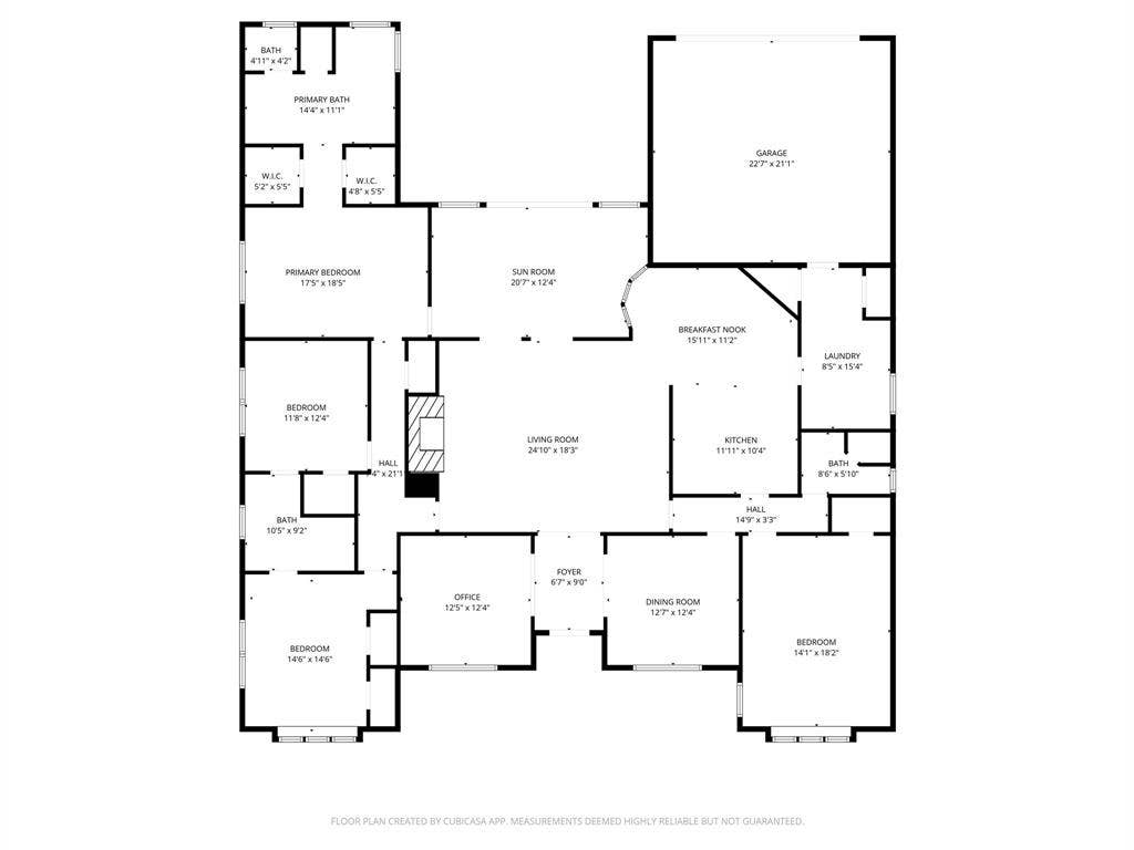 1908 Edgewater Drive, Plano, TX 75075 Floor plan, shows ample living spaces
