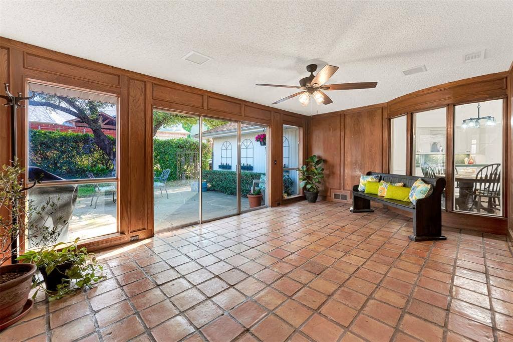1908 Edgewater Drive, Plano, TX 75075 So much natural abounds the sun room, would also make a great play room.