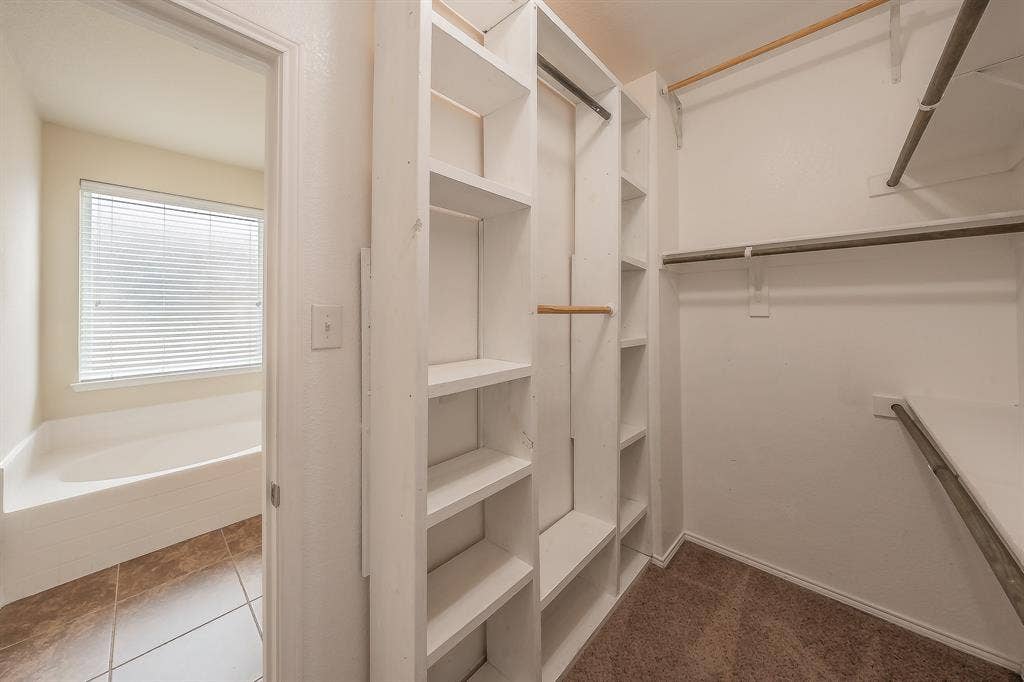 Primary closet