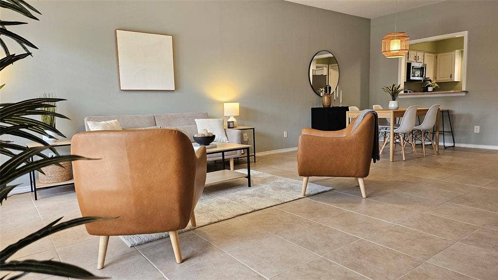 5859 Frankford Road, #603, Dallas, TX 75252 Open concept living & dining