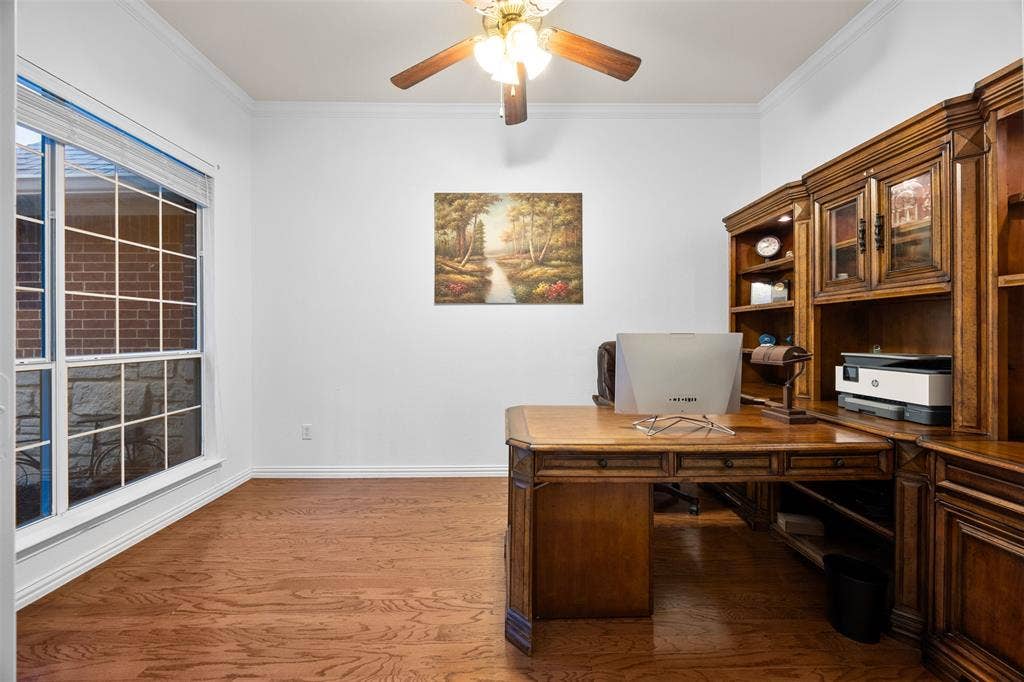 5209 Medallion Court, Midlothian, TX 76065 Another view of the home office.