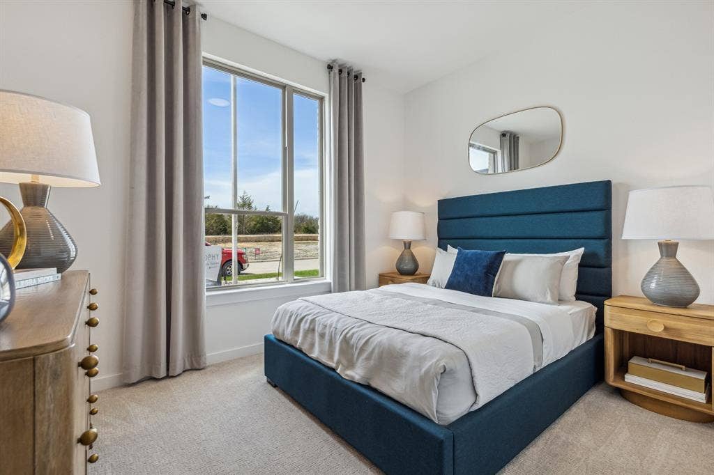 4605 Starlight Drive, McKinney, TX 75071 Bedroom in the Van Gogh II home plan by Trophy Signature Homes – REPRESENTATIVE PHOTO