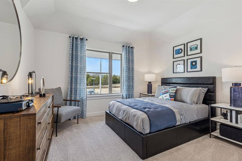 4605 Starlight Drive, McKinney, TX 75071 Bedroom in the Van Gogh II home plan by Trophy Signature Homes – REPRESENTATIVE PHOTO