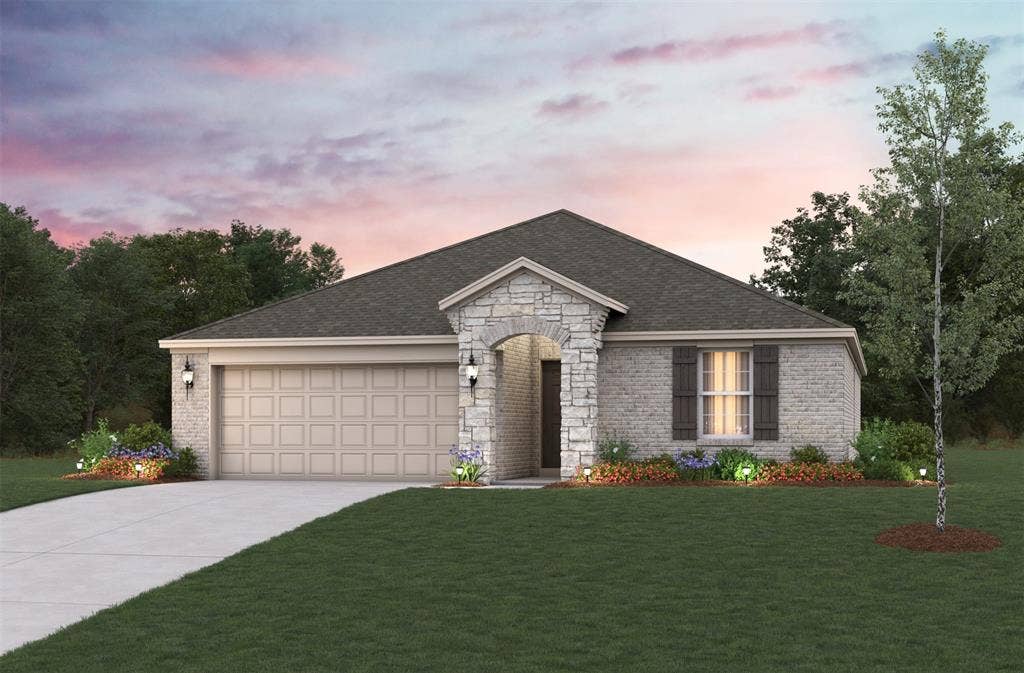 2208 Briarbrook Drive, Denton, TX 76207 Beazer Homes Stark Farms Sierra Floorplan.