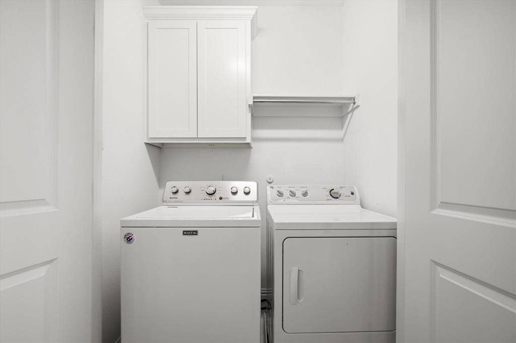 7221 Huckleberry Drive, McKinney, TX 75070 A second floor laundry space is very convenient.