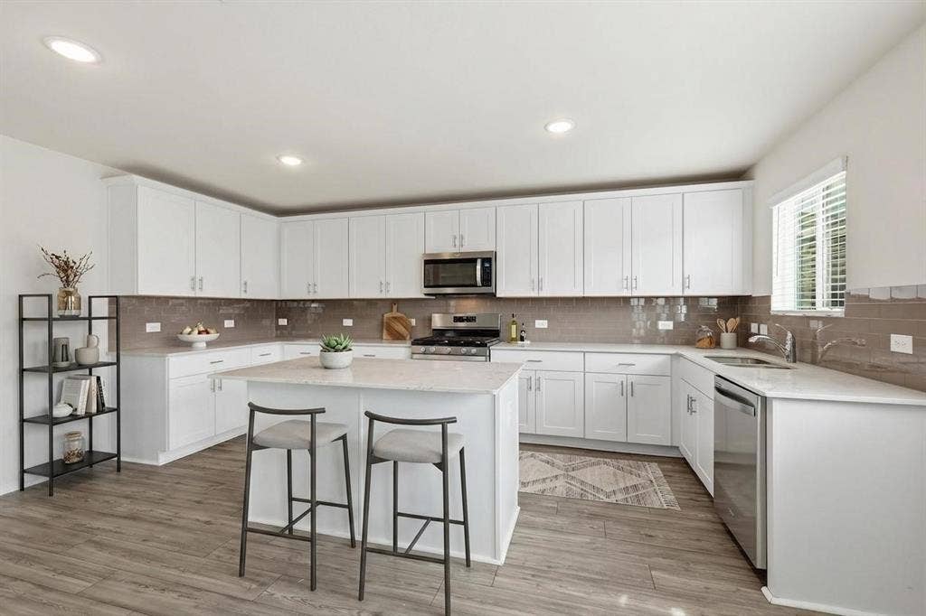 virtually staged Kitchen