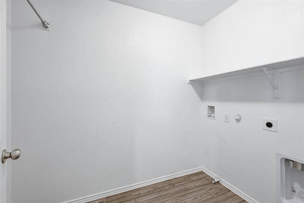 Large Laundry room is conveniently located upstairs near bedrooms