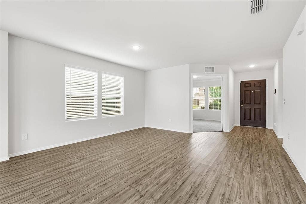 Large open living, dining space for everyone to gather