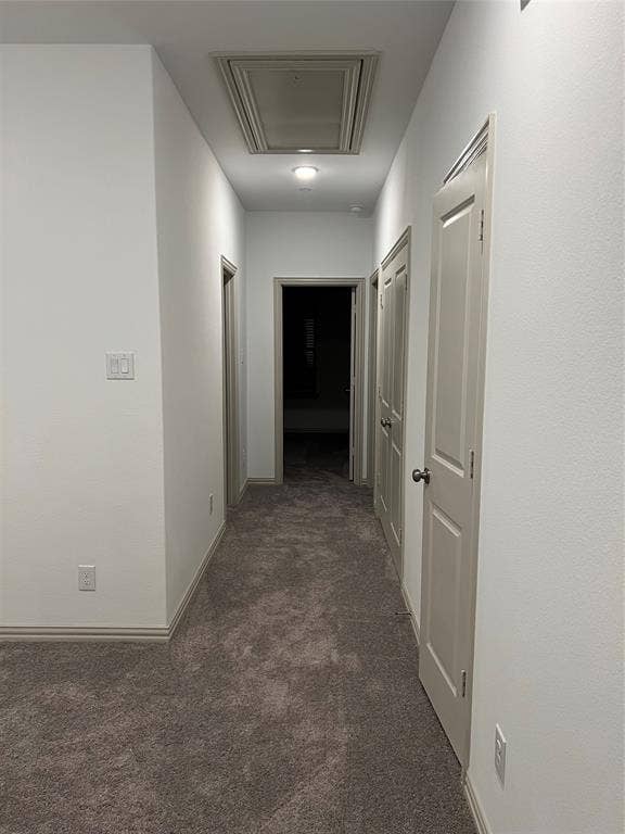 6041 Roper Road, McKinney, TX 75070 Hallway with neutral tone carpeting and crisp white walls