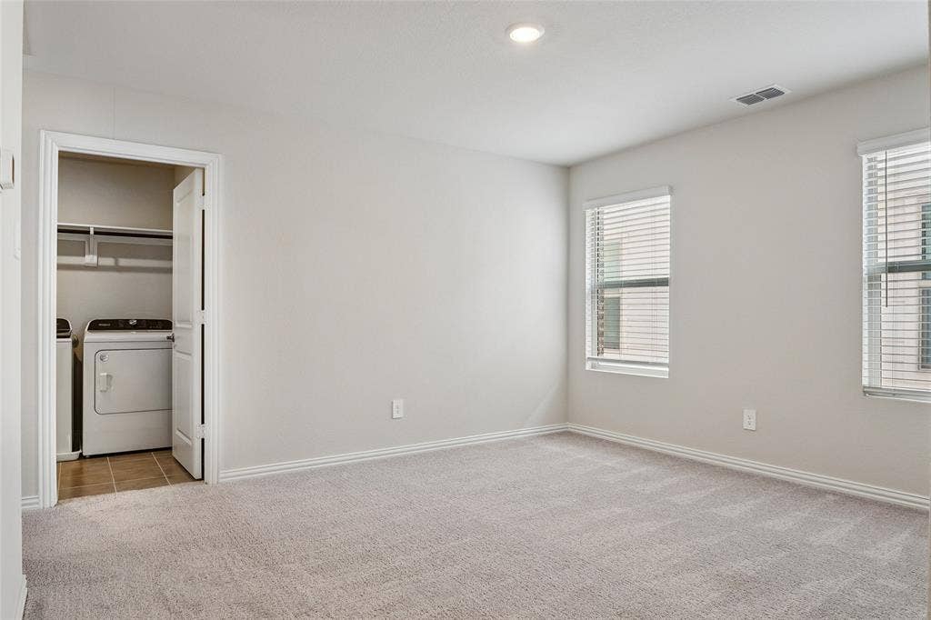 2669 Kings Canyon Mews, Corinth, TX 76210 Laundry room located upstairs off the loft area