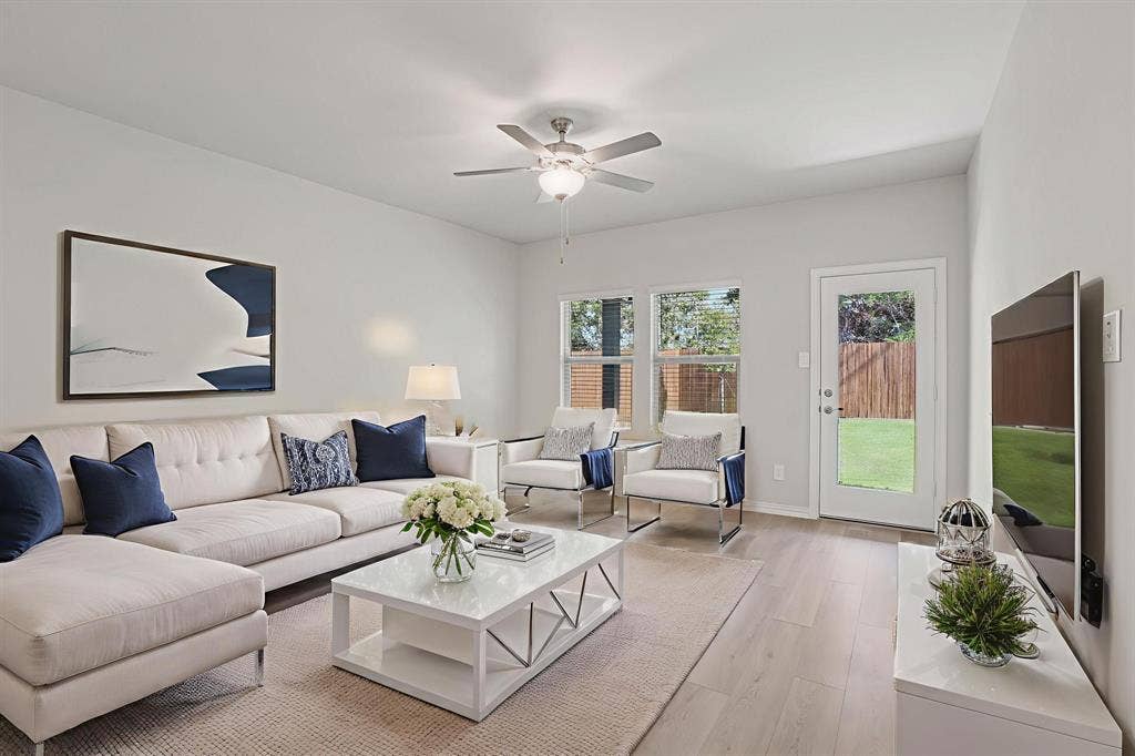 3056 Belton Drive, Farmersville, TX 75442 Photo is not of the actual home, but is an inspirational photo of builder’s model home and may depict options, furnishings, and/or decorator features that are not included.