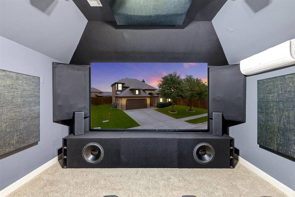Game Day will never be the same in this custom media room.